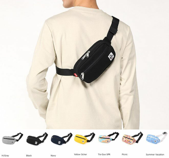 CHUMS　　ミニウエストパックスウェット　ボディバッグ　ウエストポーチ　Mini Waist Pack Sweat　CH60-3739