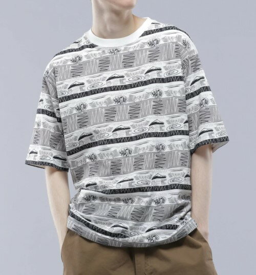 Rakuten - MANASTASH　【マナスタッシュ】　MTN STRIPE S/S TEE　エムティーエヌストライプエルエスティー　カットソー　半袖Tシャツ　792-4135006