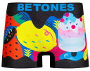 BETONES 【ビトーンズ】 『クリックポストの場合はパッケージ無し』 ボクサーパンツ アンダーウェア 下着 MEMORIES-MEMO001 1-BLACK