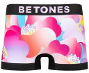 BETONES 【ビトーンズ】 『クリックポストの場合はパッケージ無し』 ボクサーパンツ アンダーウェア カラフル ツバキ 椿 CAMELLIA CLOUD-C...