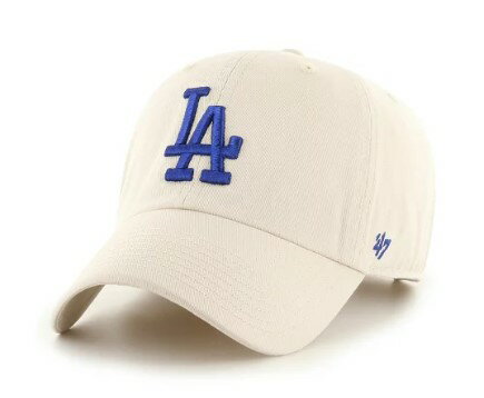 47Brand 【フォーティーセブンブランド】 ロサンゼルスドジャース キャップ ‘47 クリーンナップ ナチュラル Dodgers ’47 CLEAN UP Natural ベースボールキャップ 帽子 メジャーリーグ