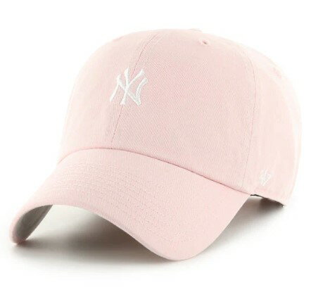 樂天商城 - 47Brand 【フォーティーセブンブランド】　 ニューヨークヤンキース キャップ　ベースランナー ‘47 クリーンナップ　ピンク　Yankees Base Runner ‘47 CLEAN UP Pink　ベースボールキャップ　帽子　メジャーリーグ
