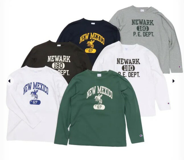 Champion 【チャンピオン】 長袖 丸首 ロングスリーブTシャツ 25SS ベーシック ロンT C3-B410