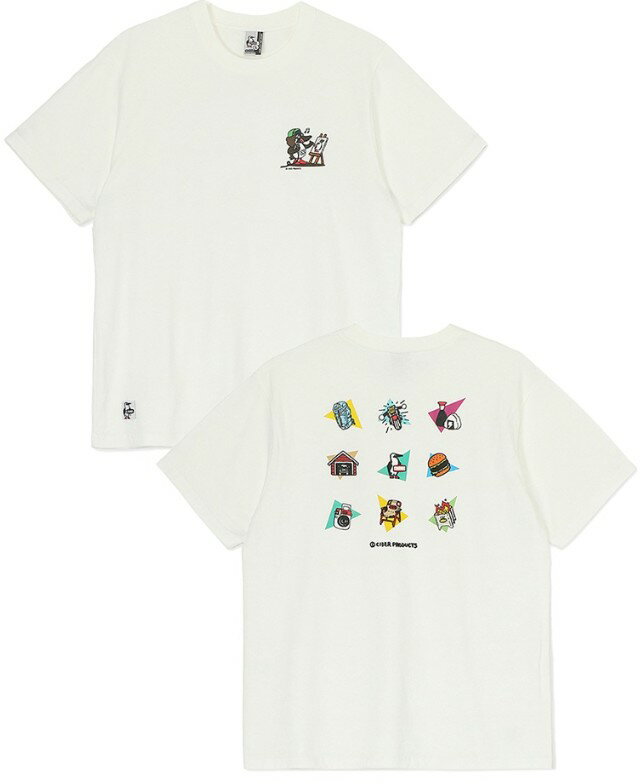 樂天商城 - CHUMS　【チャムス】　かせきさいだぁ　アラカルトT　トップス　半袖Tシャツ　クルーネック　CH01-2555