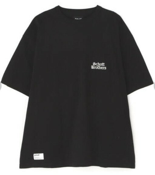 乐天商城 - SCHOTT　【ショット】　B.S. T-SHIRT　ブラックシープ　オーバーサイズ　半袖Tシャツ　782-5134036
