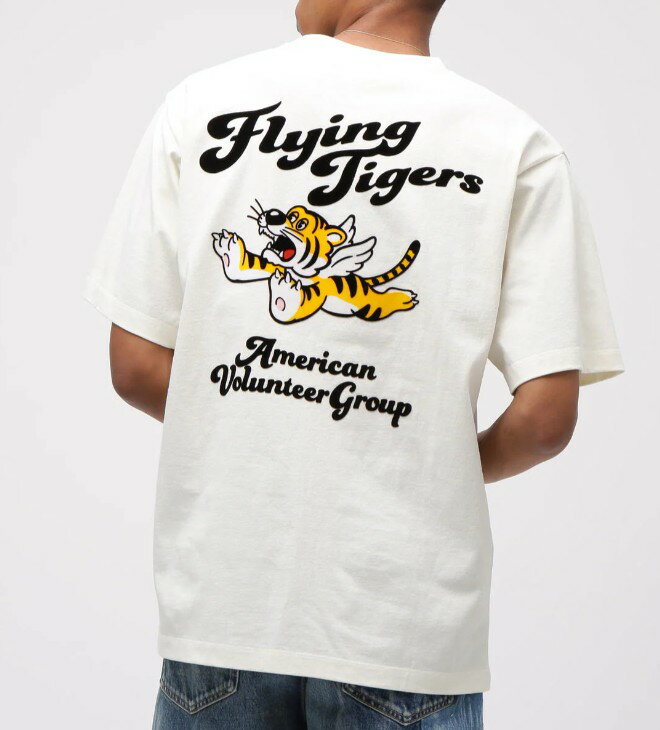 樂天商城 - AVIREX　【アビレックス/アヴィレックス】　FLYING TIGER T-SHIRT　フライングタイガー　クルーネック半袖Tシャツ　783-5234004