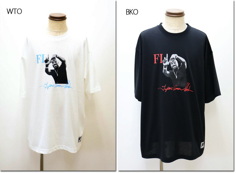 乐天商城 - FILA　【フィラ】　HERITAGE 2PAC PHOTO TEE オーバーサイズTシャツ 半袖　SM6SAU702