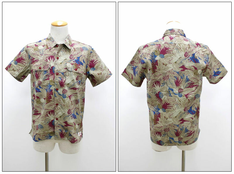 樂天商城 - Dickies　【ディッキーズ】　薄手TCツイル ペカンリーフ柄ワークシャツ　132M20WD12　【10P09Jul16】