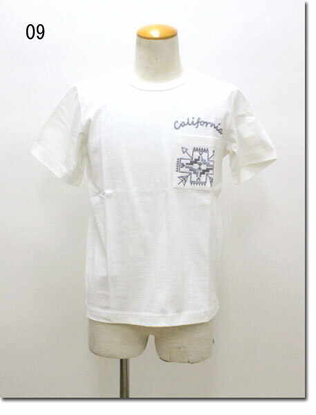 乐天商城 - vital MONSIEUR NICOLE　【ヴィタルムッシュニコル】　ポケット　スカ刺繍Tシャツ　　7269-9827