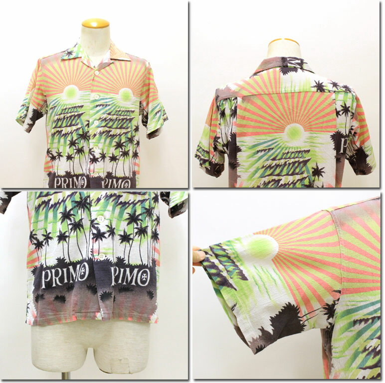 SUN SURF　【サンサーフ】　HAWAIIAN PRIMO BEER MIRACLE of the PACIFIC　半袖アロハシャツ　ハワイアンシャツ　　SS32847