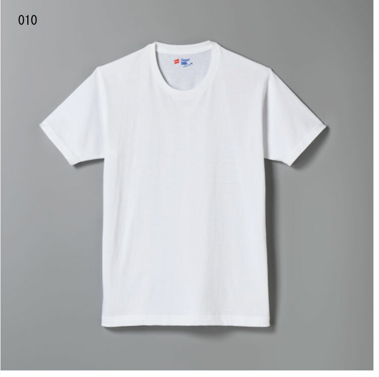 Hanes　【ヘインズ】　ジャパンフィット　ブルーパック　2枚組　クルーネックTシャツ　H5210