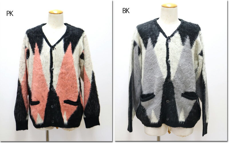 乐天商城 - UNIVERD72【ユニバード】　MOHAIR TOUCH CARDIGAN(DIAMOND)　モヘヤタッチカーディガン　22328