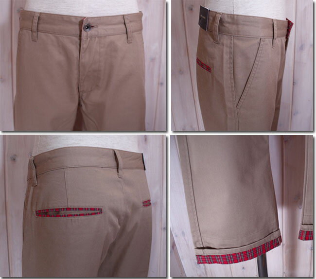 BIG SMITH 【ビッグスミス】 裾チェッククロップドパンツ　VC517H　【10P09Jul16】