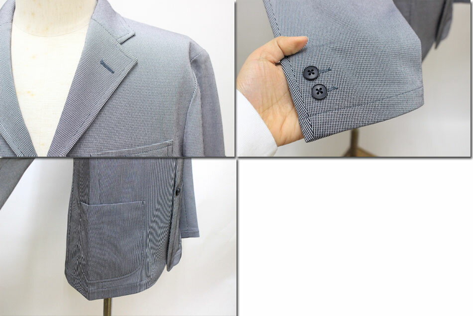 vital MONSIEUR NICOLE　【ヴィタルムッシュニコル】　COOLMAXドビーニットジャケット　8169-3501　【10P09Jul16】