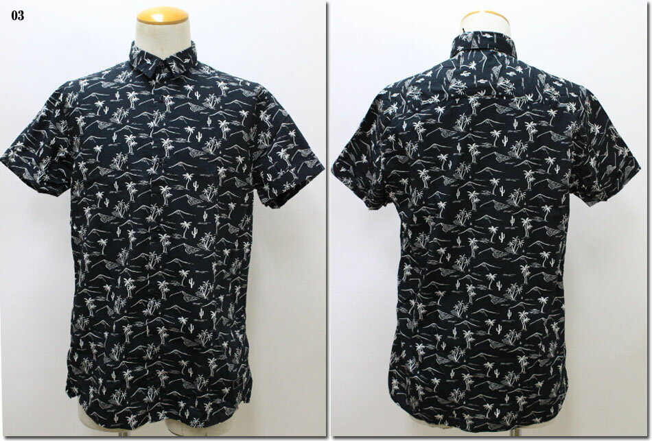 乐天商城 - SCOTCH＆SODA 【スコッチ＆ソーダ】総柄半袖シャツ　ビーチ　アロハ　　292-52415