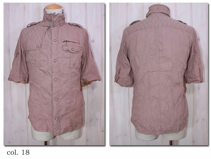 乐天商城 - NICOLE CLUB FOR MEN 【ニコルクラブフォーメン】 キルティングシャツ　0464-8101　【10P09Jul16】