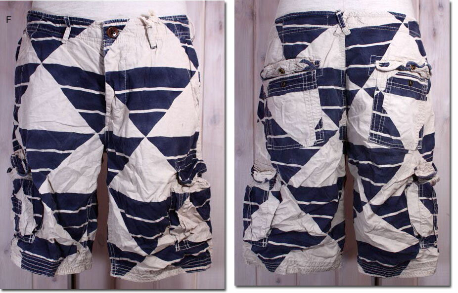 乐天商城 - SCOTCH＆SODA　【スコッチ＆ソーダ】　コットンリネンプリントカーゴショートパンツ　SC81117-11　【10P09Jul16】