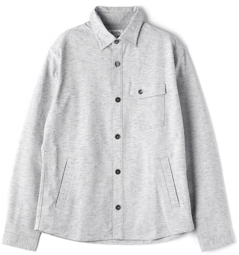 乐天商城 - MONSIEUR NICOLE　【ムッシュニコル】　カールマイヤー　ストレッチ　シャツブルゾン　0162-8004