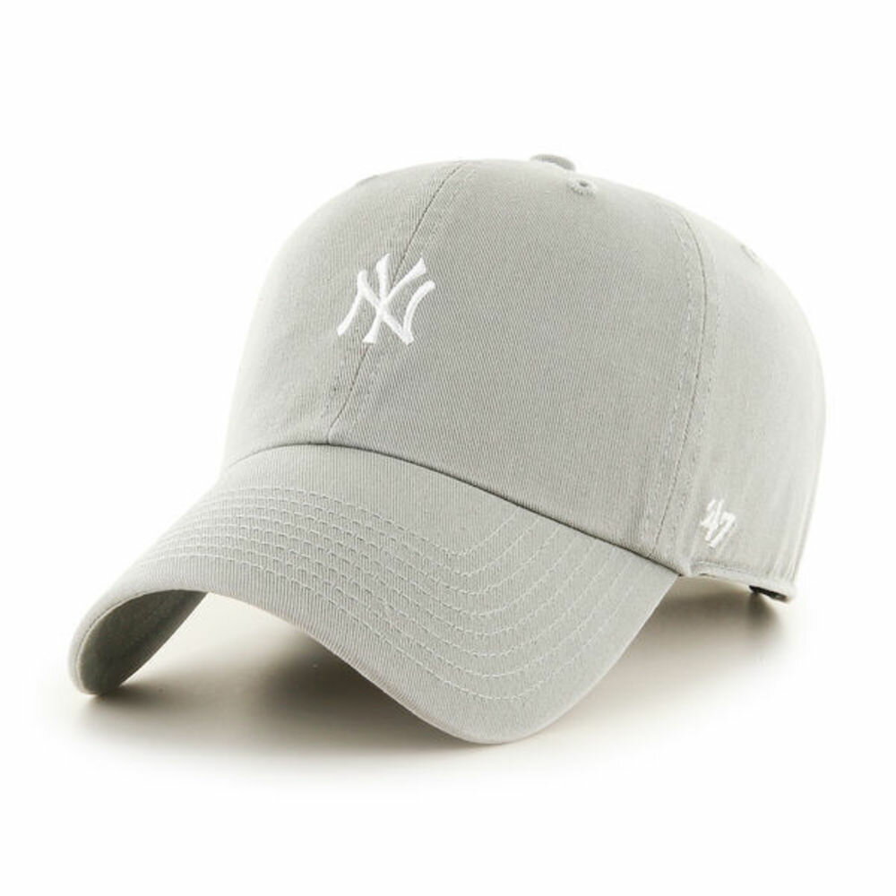 47Brand 【フォーティーセブンブランド】 ニューヨークヤンキース キャップ ベースランナー ’47 クリーンナップ グレー Yankees Base Runner ’47 CLEAN UP Gray