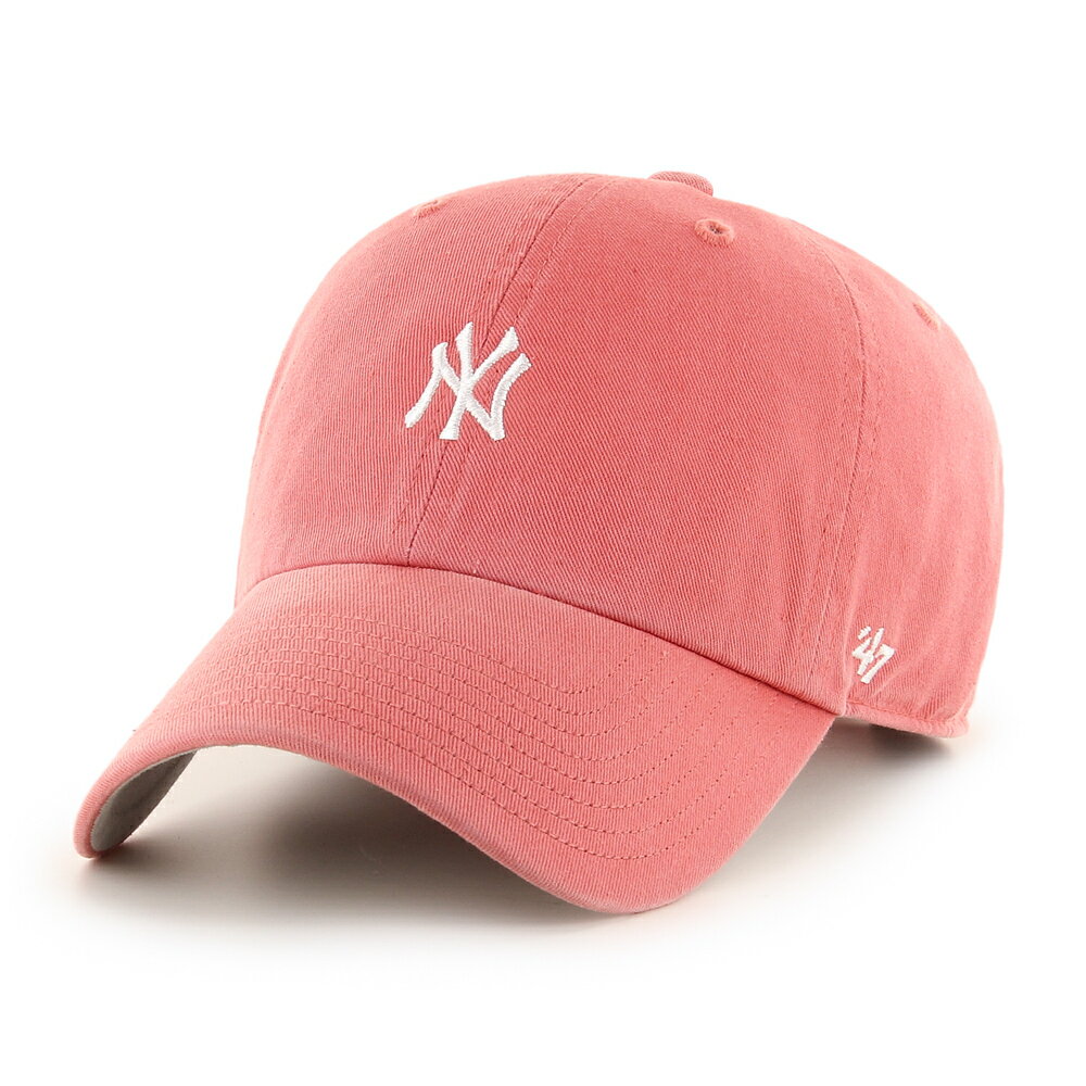 樂天商城 - 47Brand 【フォーティーセブンブランド】　 ニューヨークヤンキース キャップ ベースランナー ’47 クリーンナップ アイランドレッド Yankees Base Runner ’47 CLEAN UP Island Red