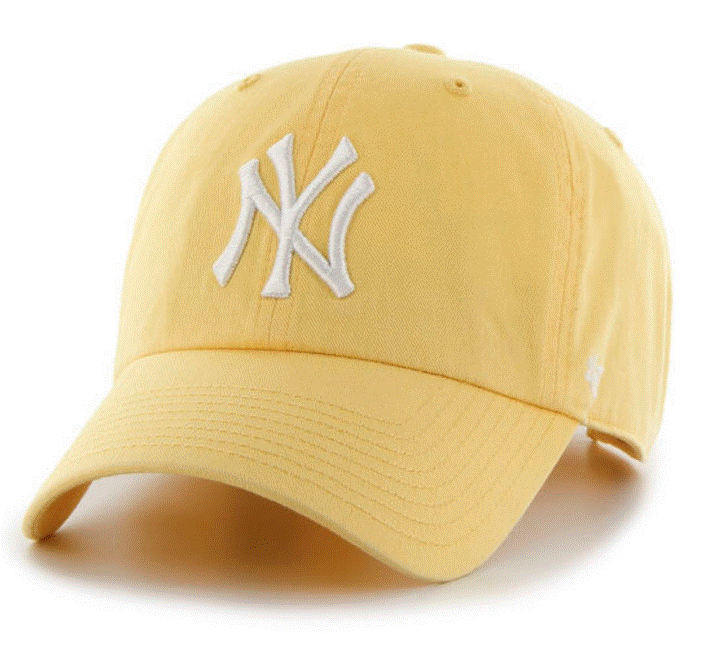 47Brand 【フォーティーセブンブランド】 ヤンキース キャップ ‘47 クリーンナップ メイズ Yankees ‘47 CLEAN UP Maize ベースボールキャップ 帽子 メジャー