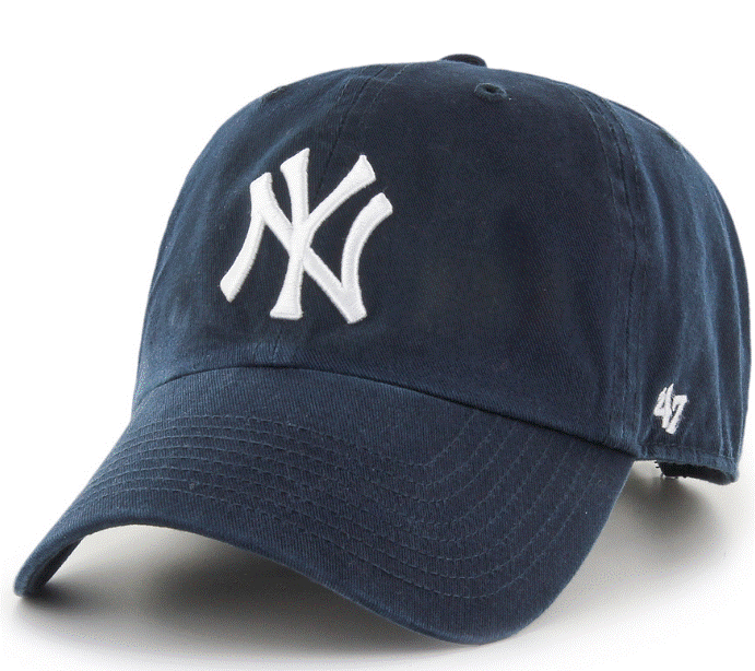 47Brand 【フォーティーセブンブランド】　キッズサイズ　ニューヨークヤンキース　キャップ　キッズ ’47 クリーンナップ　ネイビー　Yankees Kids ’47 CLEAN UP Navy　子供サイズ　帽子　ベースボール　メジャーリーグ