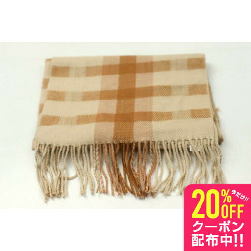 フォルトゥナヴァレンティノ マフラー チェック柄 小物 レディース ベージュ FORTUNA VALENTINO 【中古】 フォルトゥナヴァレンティノ マフラー チェック柄 小物 レディース ベージュ FORTUNA VALENTINO 【中古】