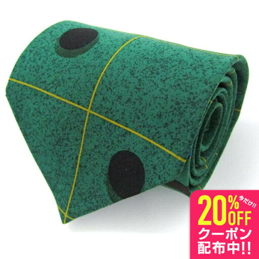 ミスタージュンコ ブランドネクタイ 格子柄 ドット パネル柄 シルク メンズ グリーン Mr.JUNKO 【中古】 ミスタージュンコ ブランドネクタイ 格子柄 ドット パネル柄 シルク メンズ グリーン Mr.JUNKO 【中古】