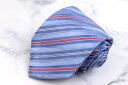チェスターバリー CHESTER BARRIE 日本製 シルク ストライプ柄 ブルー シルク ブランド ネクタイ 送料無料 【中古】【良品】(4)