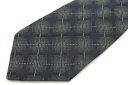 ヒロココシノ チェック柄 シルク100% メンズ ネクタイ 送料無料 【中古】【美品】