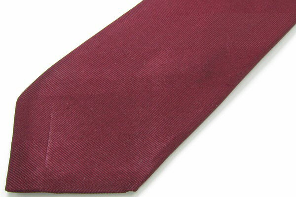 スーツセレクト ストライプ柄 ヘリンボーン ナロータイ 日本製 シルク100％ メンズ ネクタイ 送料無料 【中古】【美品】