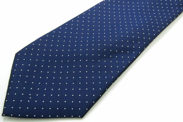 シンプルフレーズクラバット ドット柄 メンズ ネクタイ 送料無料 【中古】【美品】
