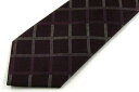 【4/20 11:00から 50%OFFクーポン】シンプルフレーズクラバット SIMPLE PHRASE CRAVAT チェック柄 メンズ ネクタイ 送料無料 【中古】..