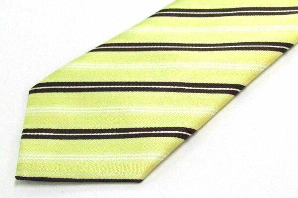 カルディアーネ CALDIANE ストライプ柄 メンズ ネクタイ 送料無料 【中古】【美品】