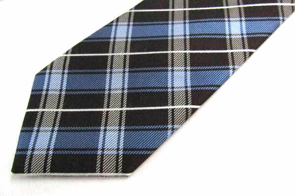 スーツセレクト SUIT SELECT チェック柄 メンズ ネクタイ 送料無料 【中古】【美品】