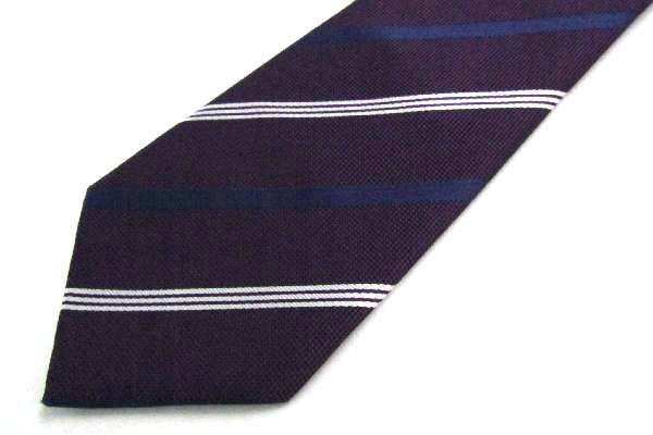 カルディアーネ CALDIANE ストライプ柄 メンズ ネクタイ 送料無料 【中古】【美品】
