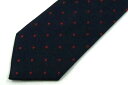 タイラック Tie Rack ドット柄 メンズ ネクタイ 送料無料 【中古】【美品】