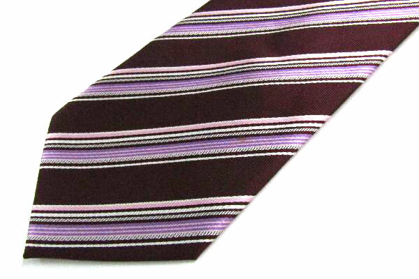 シンプルフレーズクラバット SIMPLE PHRASE CRAVAT ストライプ柄 メンズ ネクタイ 送料無料 【中古】【美品】