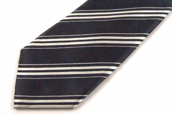 レミュー LES MUES ストライプ柄 メンズ ネクタイ 送料無料 【中古】【美品】
