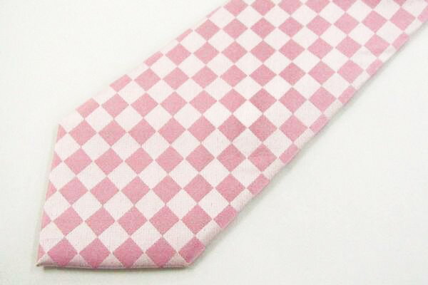 ブリックハウス BRICK HOUSE チェック柄 メンズ ネクタイ 送料無料 【中古】【美品】