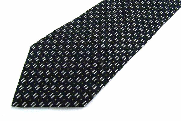 ゲイナー Gainer ドット柄 メンズ ネクタイ 送料無料 【中古】【美品】