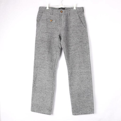 Johnbull ジョンブル ロングパンツ ヘリンボーン ストレート ボトムス 大きいサイズ メンズ LLサイズ グレー 【中古】 Johnbull ジョンブル ロングパンツ ヘリンボーン ストレート ボトムス 大きいサイズ メンズ LLサイズ グレー 【中古】