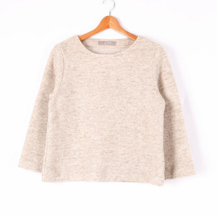 ユナイテッドアローズ ニット セーター 長袖 ウール/モヘヤ混 無地 M相当 トップス レディース フリー..