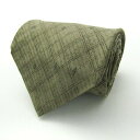 Donna Karan ダナキャラン ブランド ネクタイ シルク チェック柄 格子柄 メンズ グレー 【中古】(4)