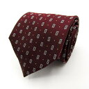 CLUB LAMER クラブラメール ブランド ネクタイ シルク 小紋柄 ドット柄 未使用タグ付 メンズ パープル 【中古】