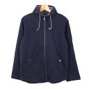 楽天barceEddie Bauer エディー・バウアー ブルゾン ジャケット 裏フリース アウター メンズ Sサイズ ネイビー 【中古】