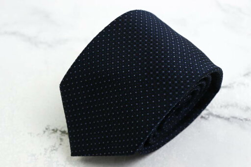 JOURNAL WORKS ジャーナルワークス ブランド ネクタイ シルク ドット柄 メンズ ネイビー 【中古】 JOURNAL WORKS ジャーナルワークス ブランド ネクタイ シルク ドット柄 メンズ ネイビー 【中古】