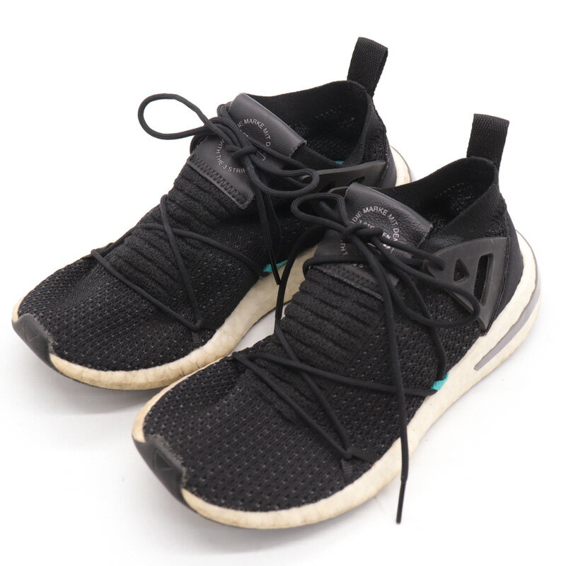 adidas アディダス スニーカー ローカット 靴 シューズ 黒 レディース 23.5cmサイズ ブラック 【中古】