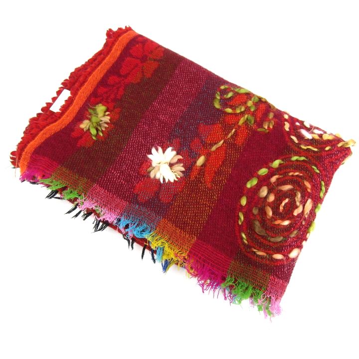 【全品39％OFFクーポン配布中】エブリデイバイコレックス マフラー ストール 花柄 ウール混 ブランド ..