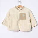 ジーユー ボアフリースジャケット ジャンパー アウター ベビー 男の子用 90サイズ ホワイト GU 【中古】
